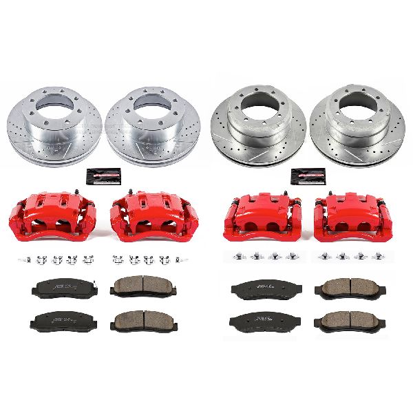 2011 Ford F-350 Super Duty Disc Brake Kit - Front and Rear (Powerstop)
