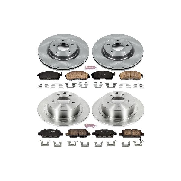 2017-2018 Nissan Sentra Disc Brake Kit - Front and Rear (Powerstop)