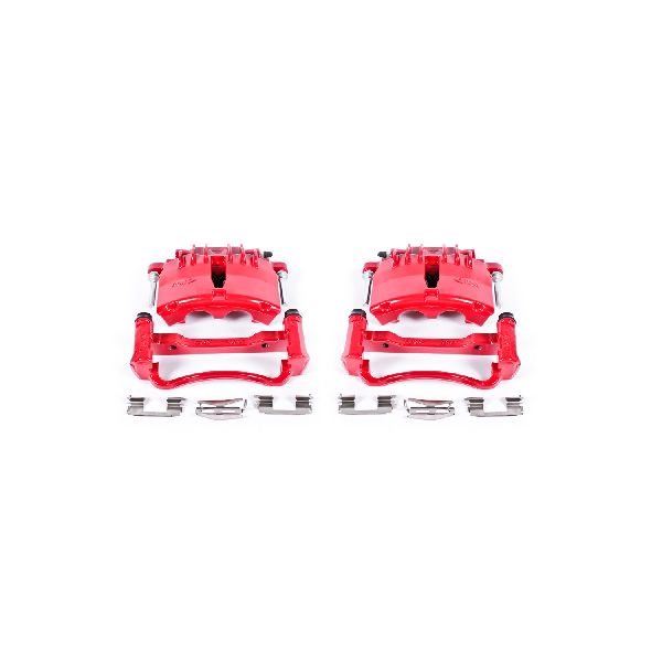1999-2002 Ford Mustang Disc Brake Caliper Set - Front (Powerstop)
