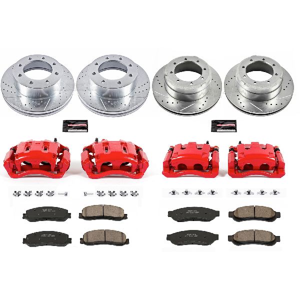2012 Ford F-350 Super Duty Disc Brake Kit - Front and Rear (Powerstop)