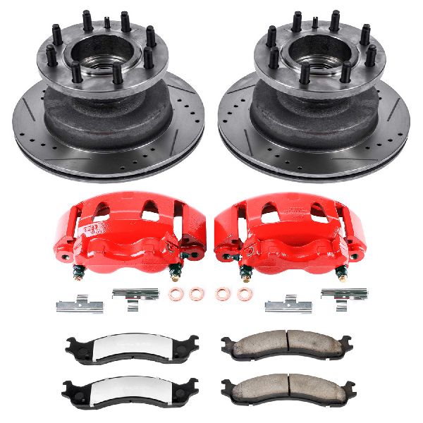 1995-1998 Ford E-350 Econoline Disc Brake Kit - Front (Powerstop)