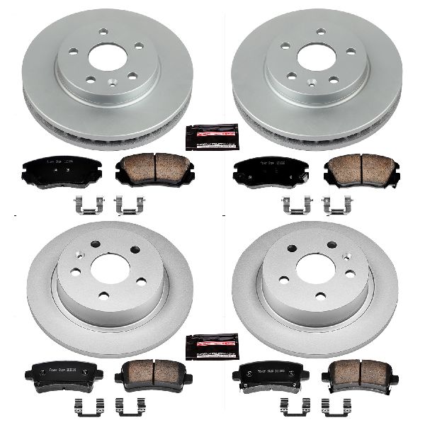 2016 Chevrolet Malibu Limited Disc Brake Kit - Front and Rear (Powerstop)