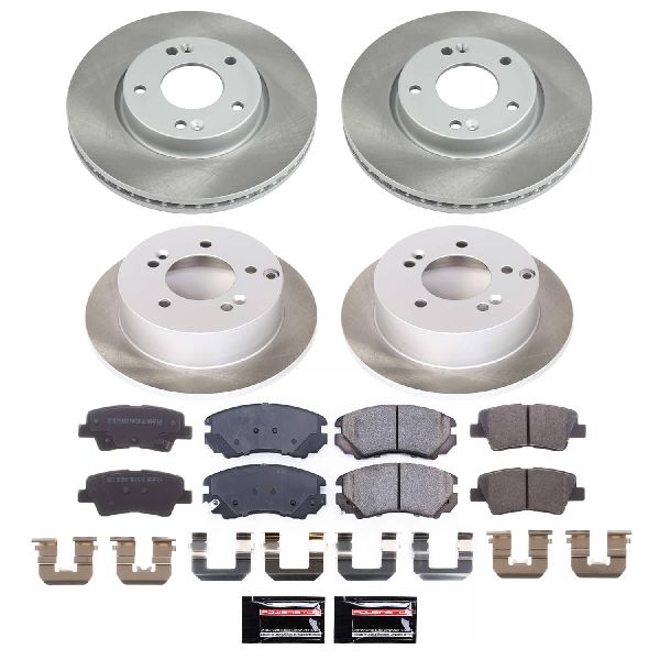 2009-2010 Hyundai Sonata Disc Brake Kit - Front and Rear (Powerstop)