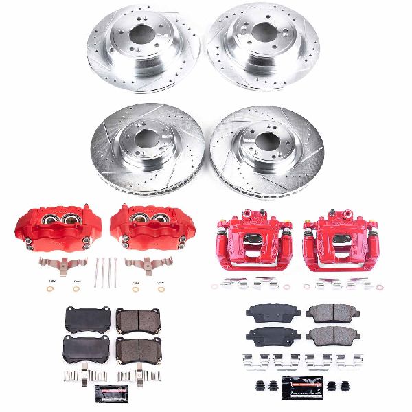 2010-2014 Hyundai Genesis Disc Brake Kit - Front and Rear (Powerstop)