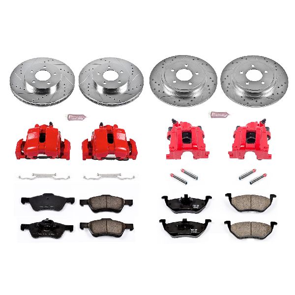 2005-2006 Ford Escape Disc Brake Kit - Front and Rear (Powerstop)