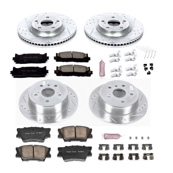 2013-2018 Lexus ES300h Disc Brake Kit - Front and Rear (Powerstop)