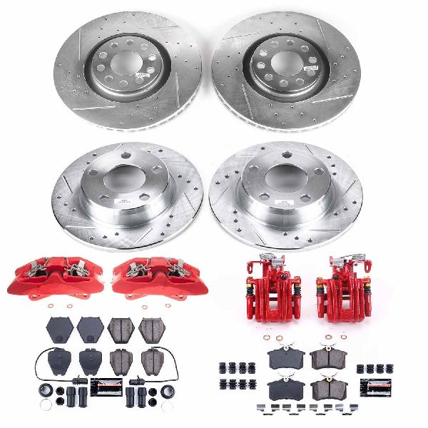 2000-2001 Audi A6 Quattro Disc Brake Kit - Front and Rear (Powerstop)