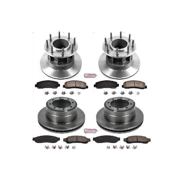 2010-2011 Ford F-350 Super Duty Disc Brake Kit - Front and Rear (Powerstop)