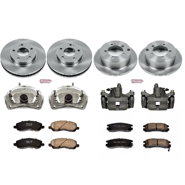 2000-2003 Mitsubishi Galant Disc Brake Kit - Front and Rear (Powerstop)