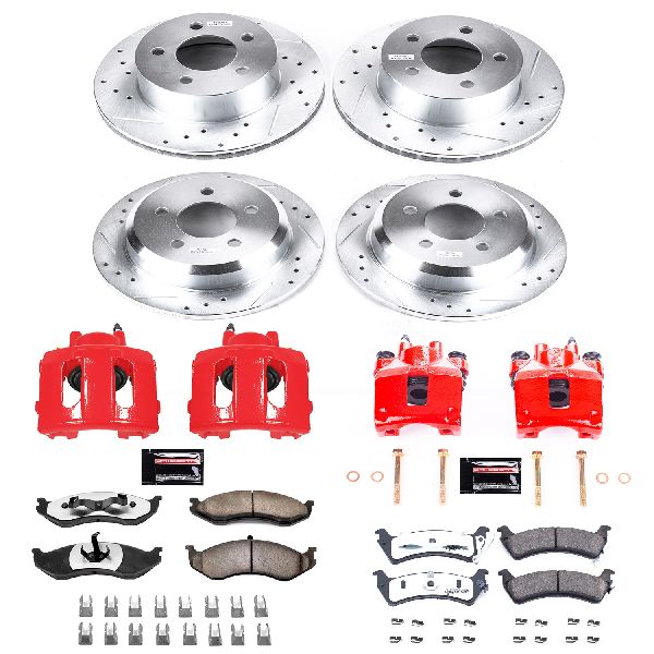 1995-1998 Jeep Grand Cherokee Disc Brake Kit - Front and Rear (Powerstop)