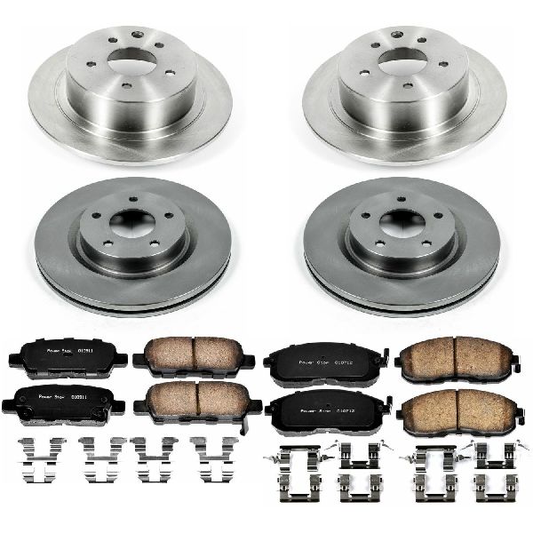 2007-2010 Nissan Altima Disc Brake Kit - Front and Rear (Powerstop)