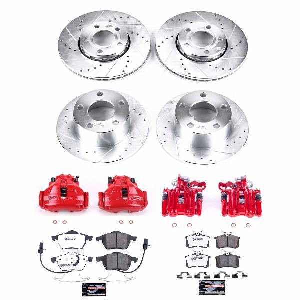 1998-2001 Audi A6 Disc Brake Kit - Front and Rear (Powerstop)
