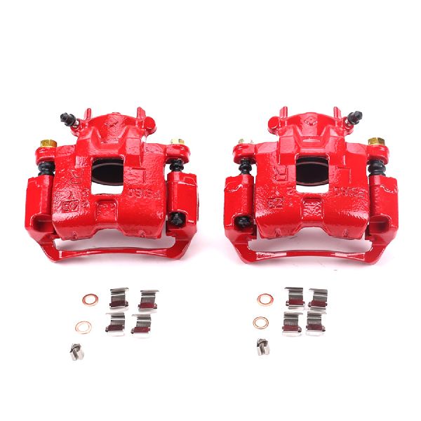 2002-2007 Mitsubishi Lancer Disc Brake Caliper Set - Front (Powerstop)