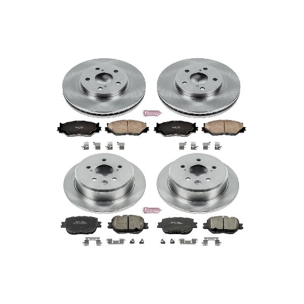 2014-2015 Lexus IS250 Disc Brake Kit - Front and Rear (Powerstop)