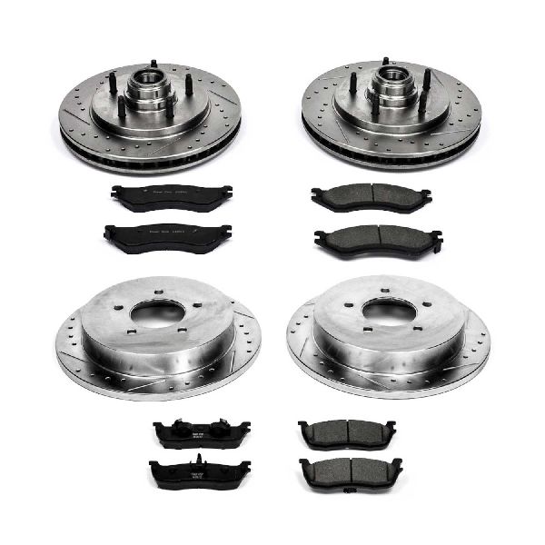1999-2000 Ford F-150 Disc Brake Kit - Front and Rear (Powerstop)