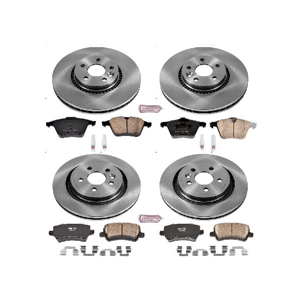 2015-2016 Volvo S80 Disc Brake Kit - Front and Rear (Powerstop)