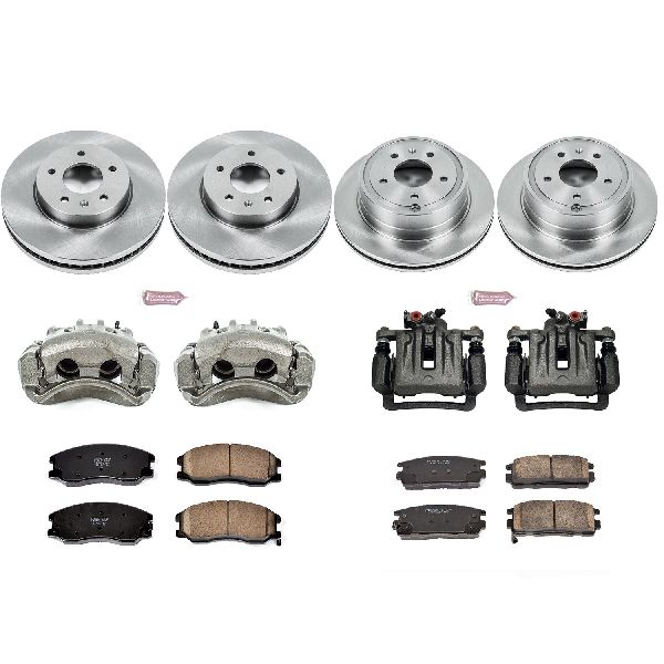 2007-2009 Chevrolet Equinox Disc Brake Kit - Front and Rear (Powerstop)