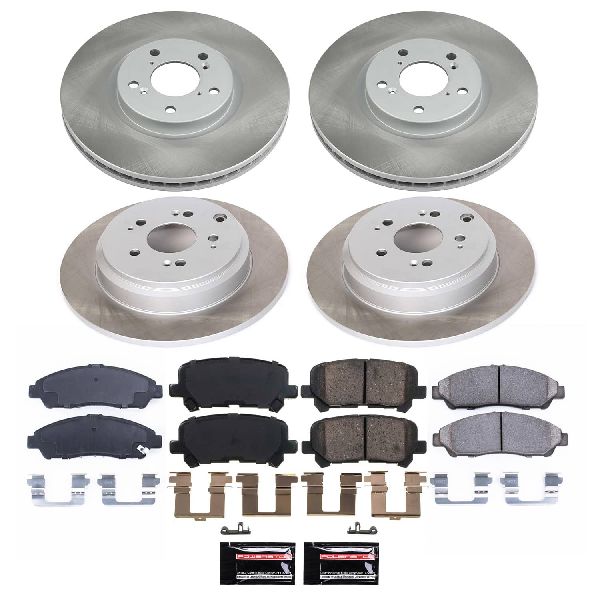 2012-2015 Honda Pilot Disc Brake Kit - Front and Rear (Powerstop)