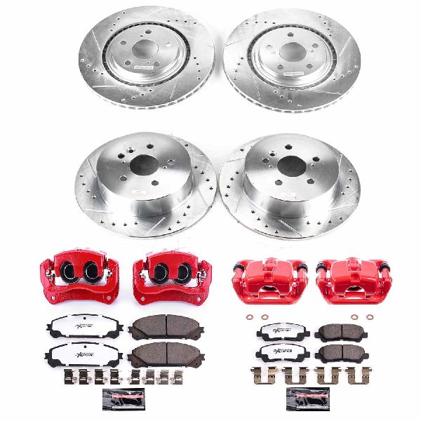 2008-2013 Toyota Highlander Disc Brake Kit - Front and Rear (Powerstop)