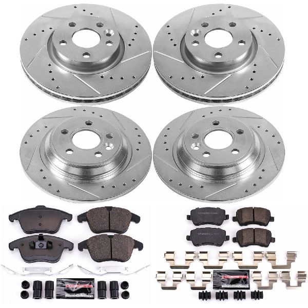 2015-2016 Volvo S80 Disc Brake Kit - Front and Rear (Powerstop)