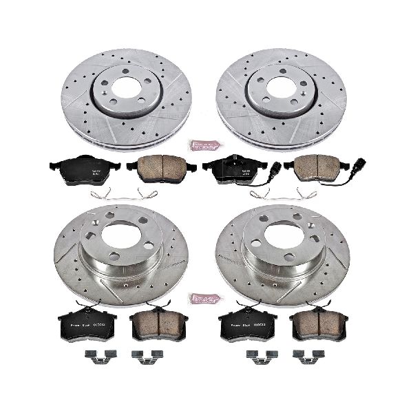 1999-2005 Volkswagen Jetta Disc Brake Kit - Front and Rear (Powerstop)