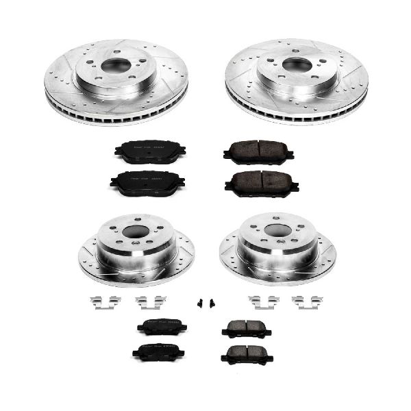 2002-2004 Toyota Camry Disc Brake Kit - Front and Rear (Powerstop)