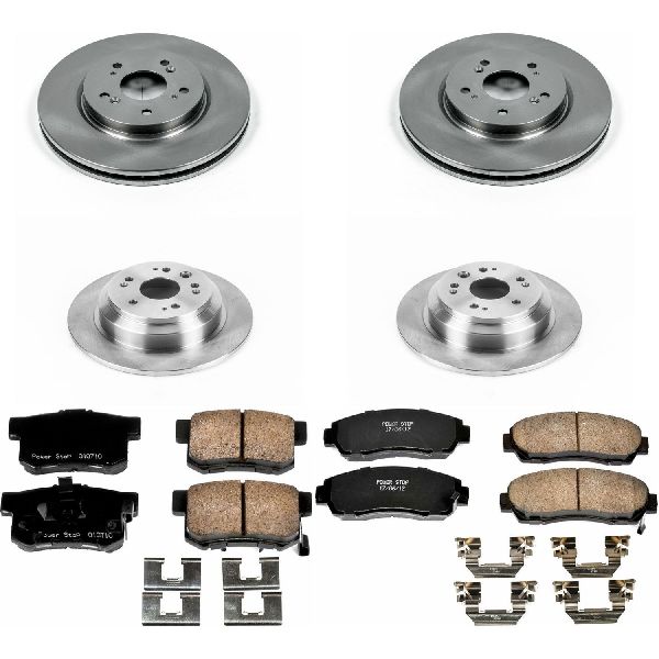 2012 Honda Crosstour Disc Brake Kit - Front and Rear (Powerstop)