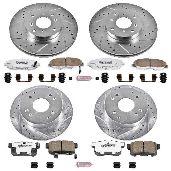 1998-1999 Acura CL Disc Brake Kit - Front and Rear (Powerstop)