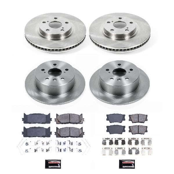 2013-2018 Lexus ES300h Disc Brake Kit - Front and Rear (Powerstop)