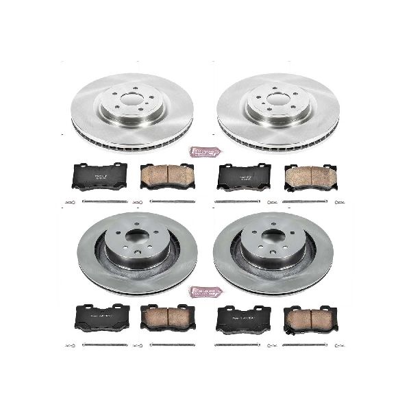 2008-2013 INFINITI G37 Disc Brake Kit - Front and Rear (Powerstop)