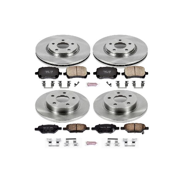 2008-2010 Pontiac G5 Disc Brake Kit - Front and Rear (Powerstop)