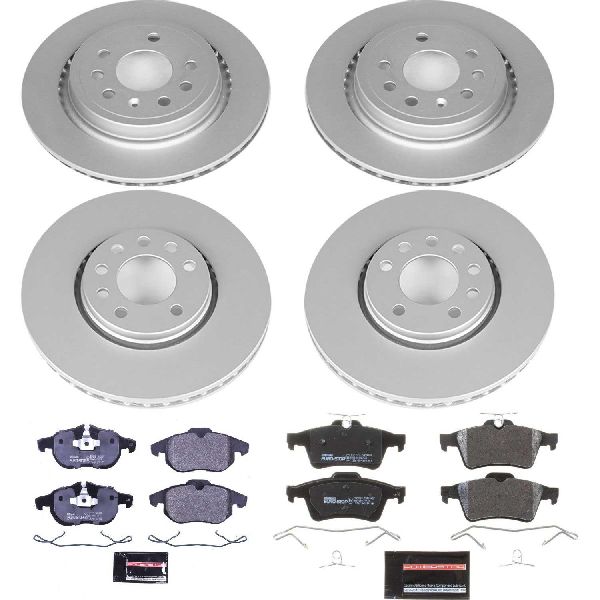 2003-2011 Saab 9-3 Disc Brake Kit - Front and Rear (Powerstop)