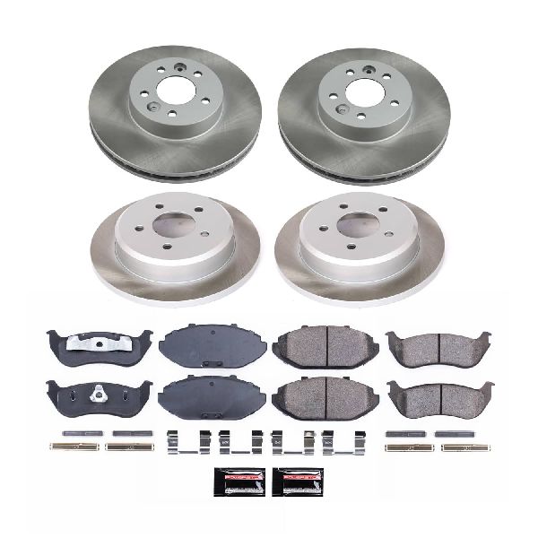 1998-2002 Lincoln Town Car Disc Brake Kit - Front and Rear (Powerstop)