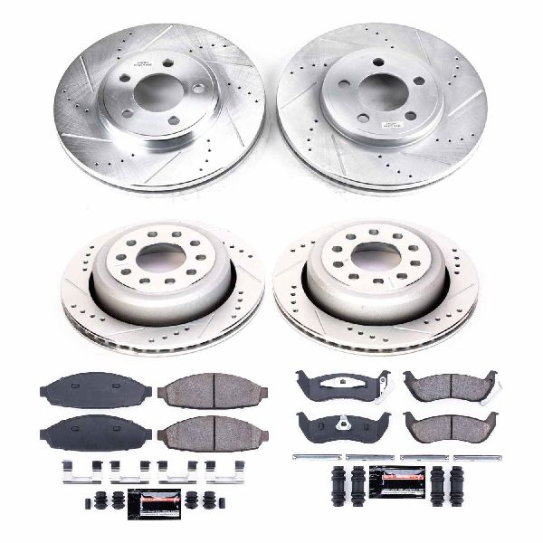 2003-2011 Lincoln Town Car Disc Brake Kit - Front and Rear (Powerstop)