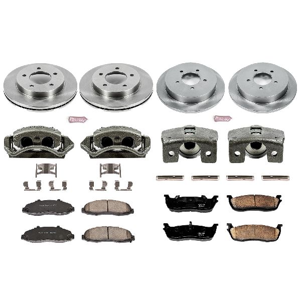 1999-2000 Ford F-150 Disc Brake Kit - Front and Rear (Powerstop)