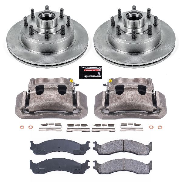 1999-2002 Ford E-350 Econoline Club Wagon Disc Brake Kit - Front (Powerstop)