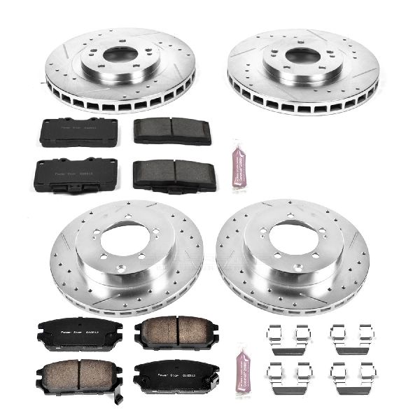 1991-1993 Mitsubishi 3000GT Disc Brake Kit - Front and Rear (Powerstop)
