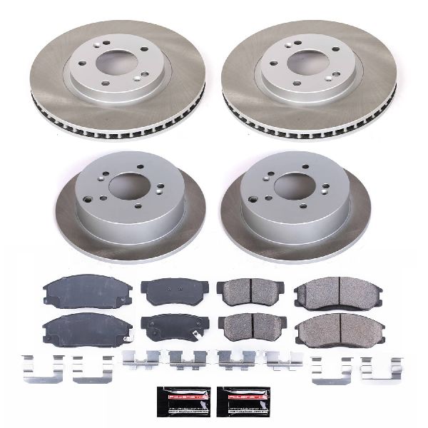 2001-2006 Hyundai Santa Fe Disc Brake Kit - Front and Rear (Powerstop)