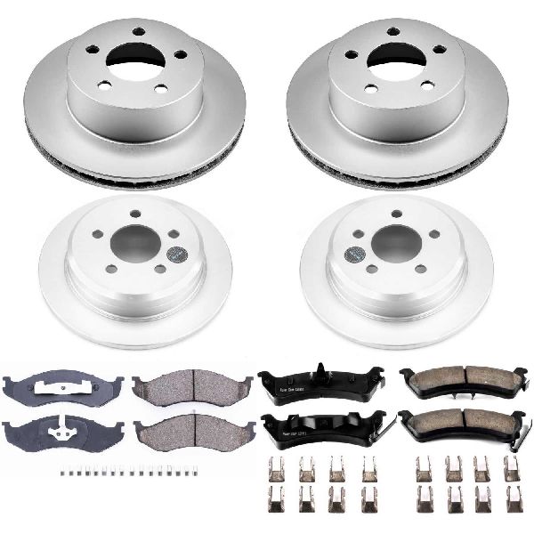 1993-1998 Jeep Grand Cherokee Disc Brake Kit - Front and Rear (Powerstop)