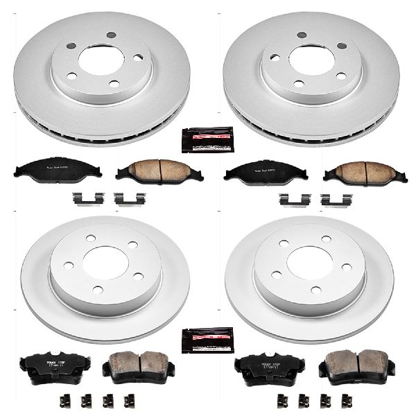 1999-2004 Ford Mustang Disc Brake Kit - Front and Rear (Powerstop)