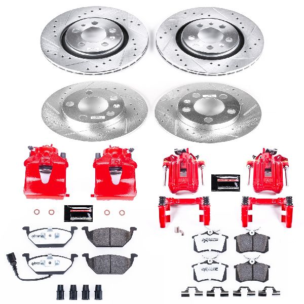 2001-2005 Volkswagen Jetta Disc Brake Kit - Front and Rear (Powerstop)