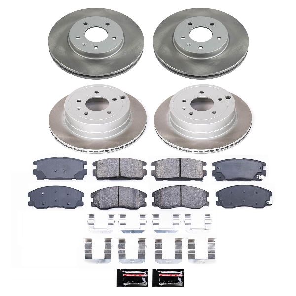 2007-2009 Chevrolet Equinox Disc Brake Kit - Front and Rear (Powerstop)