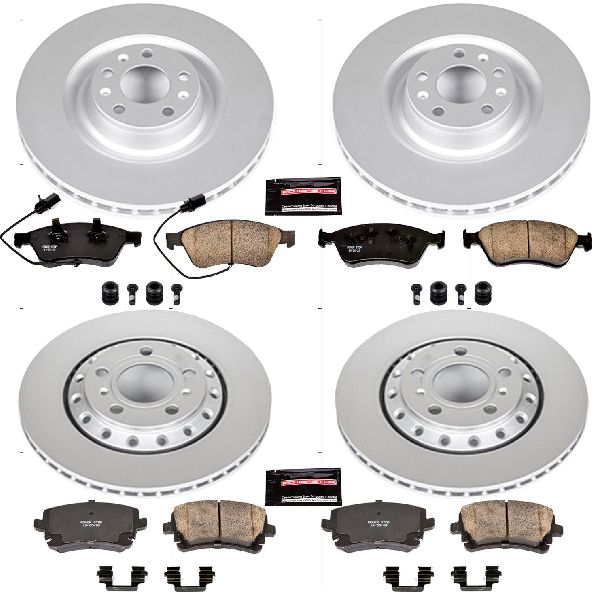 2003-2010 Audi A8 Quattro Disc Brake Kit - Front and Rear (Powerstop)