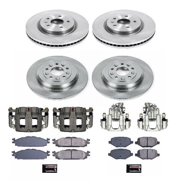 2011-2019 Lincoln MKT Disc Brake Kit - Front and Rear (Powerstop)