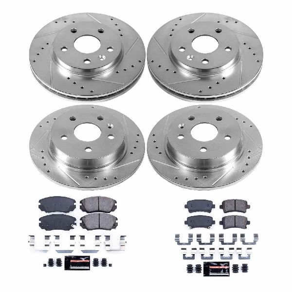 2016 Chevrolet Malibu Limited Disc Brake Kit - Front and Rear (Powerstop)