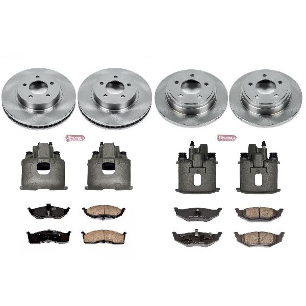1998-2004 Dodge Intrepid Disc Brake Kit - Front and Rear (Powerstop)