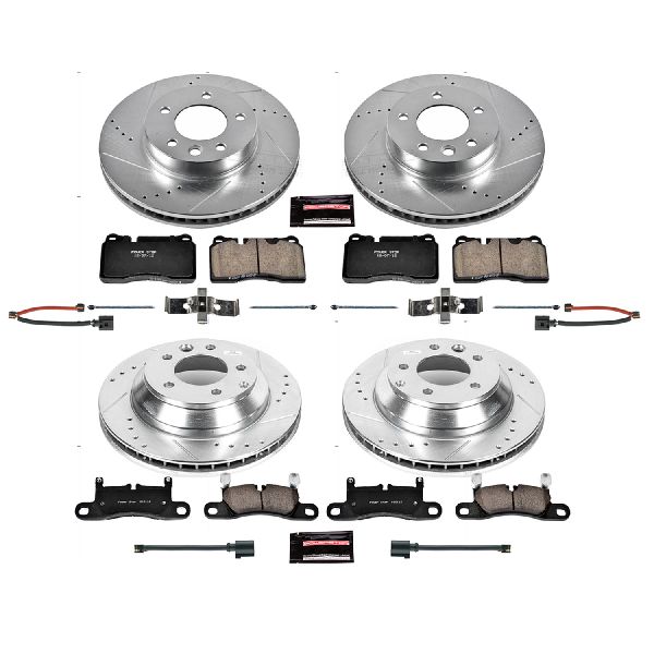 2011-2017 Volkswagen Touareg Disc Brake Kit - Front and Rear (Powerstop)