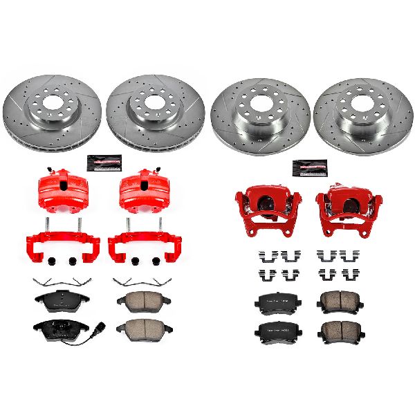 2006-2008 Audi A3 Disc Brake Kit - Front and Rear (Powerstop)