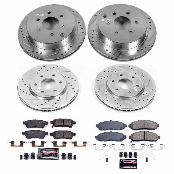 2016-2019 Nissan Frontier Disc Brake Kit - Front and Rear (Powerstop)