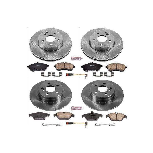 2008-2012 Mercedes-Benz C300 Disc Brake Kit - Front and Rear (Powerstop)